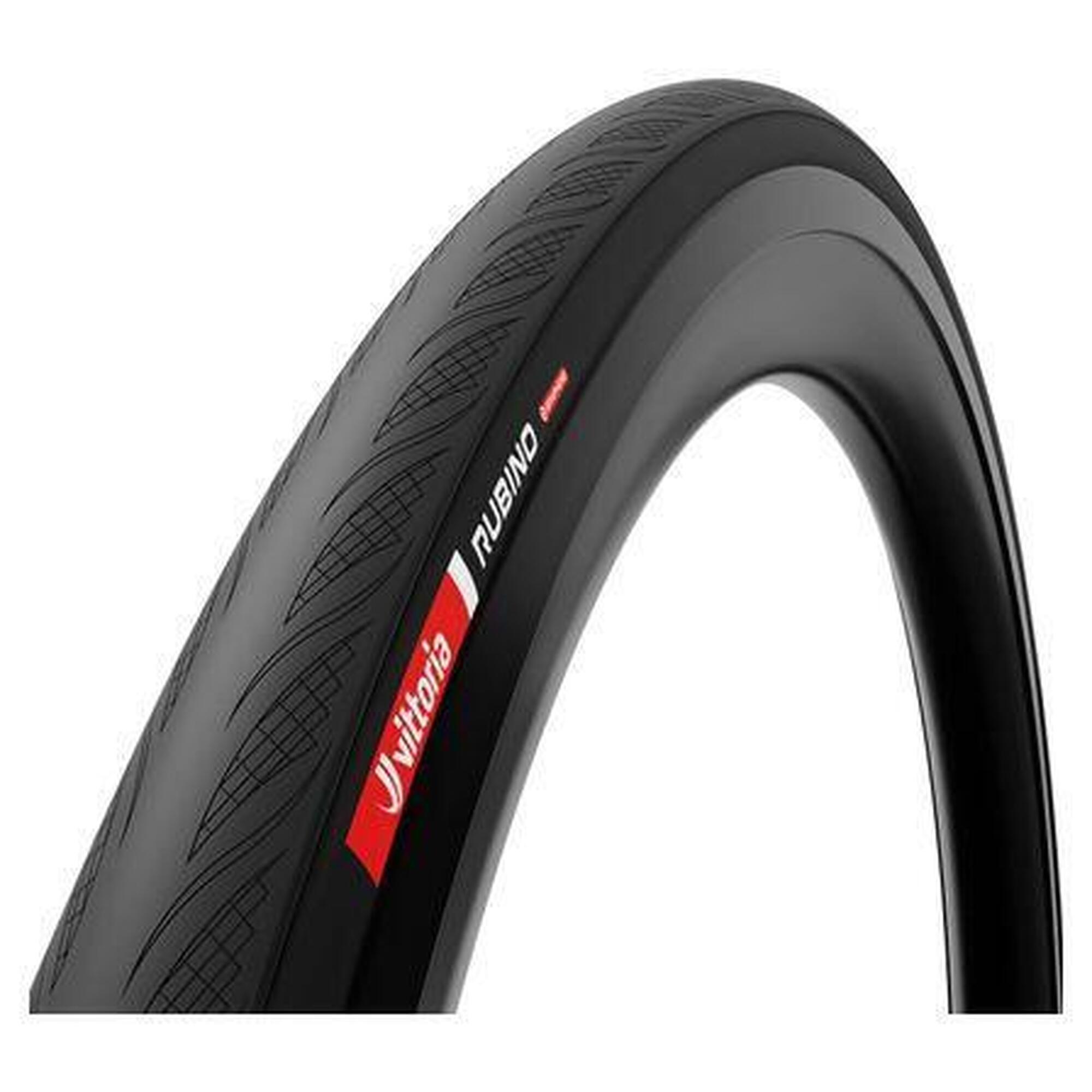 Vittoria - Pneu Route Vittoria Rubino 700 Mm Tubeless Ready Souple Anti-puncture Belt Graph - Pneu - Noir - Decathlon