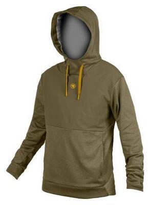 Endura trailster tech hoodie groen-grijs