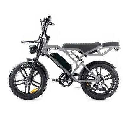 V20 Pro Fatbike - Maintenant avec NFC + Siège arrière, Porte-bagages avant