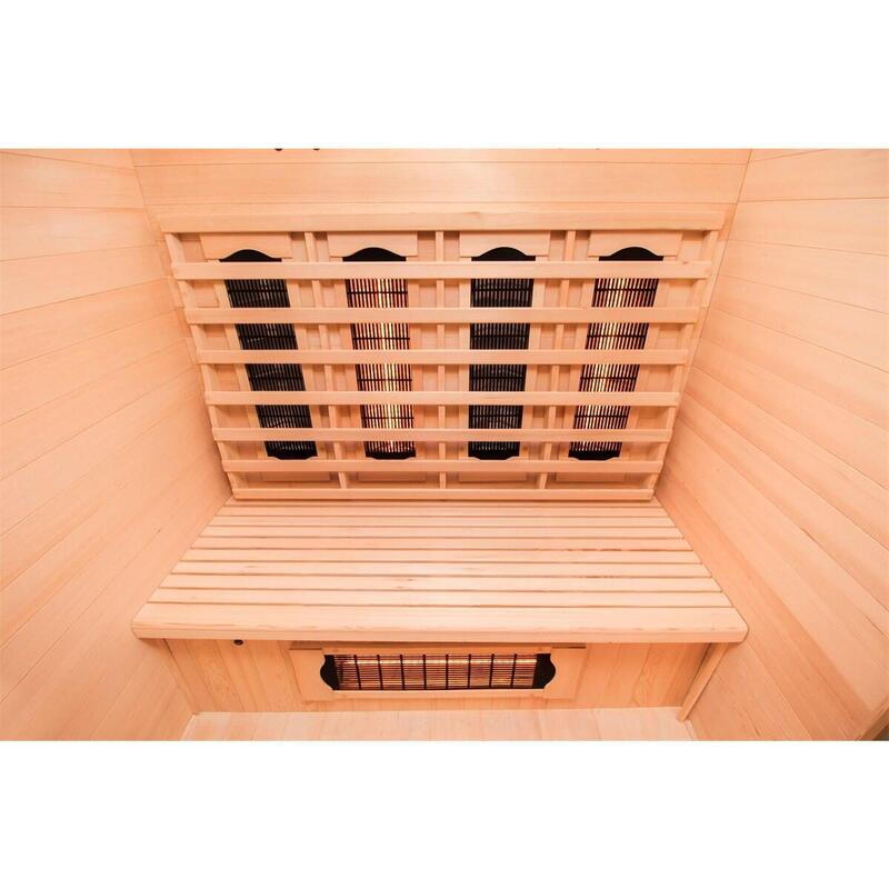 Apollon Quartz 3 loc. – Saună infraroșu pătrată pentru relaxare și bine total