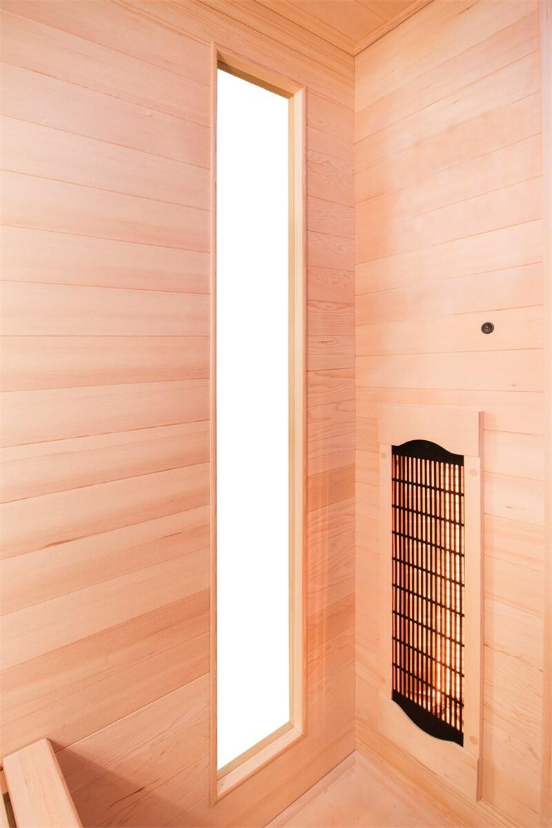 Apollon Quartz 3 lg. – Sauna infravermelho quadrado p/ relax e bem-estar total 2/7