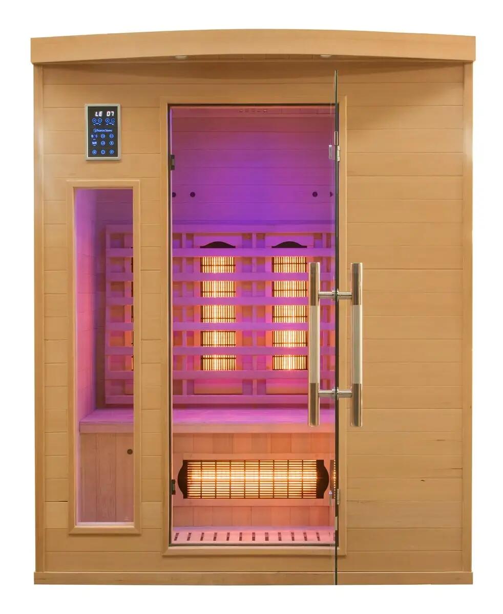 Apollon Quartz 3 pl. – Štvorcová infrasauna pre relaxáciu a celkovú pohodu