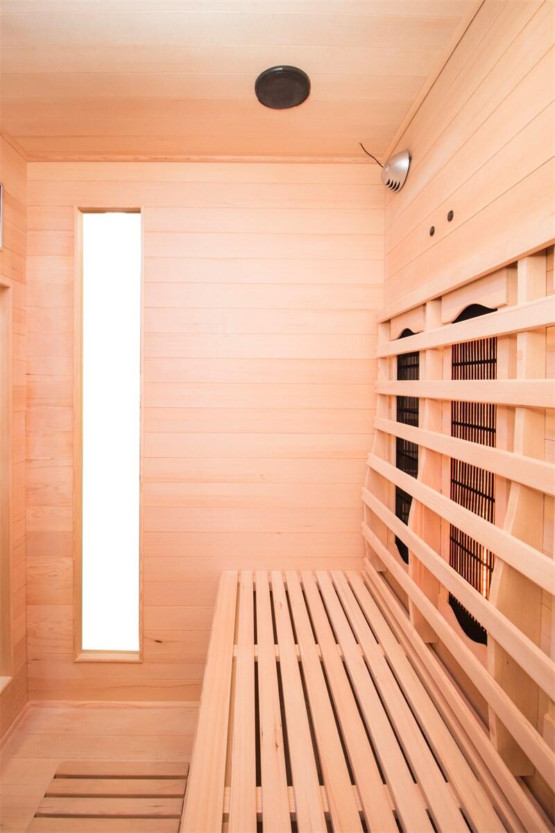Apollon Quartz 3 lg. – Sauna infravermelho quadrado p/ relax e bem-estar total 4/7