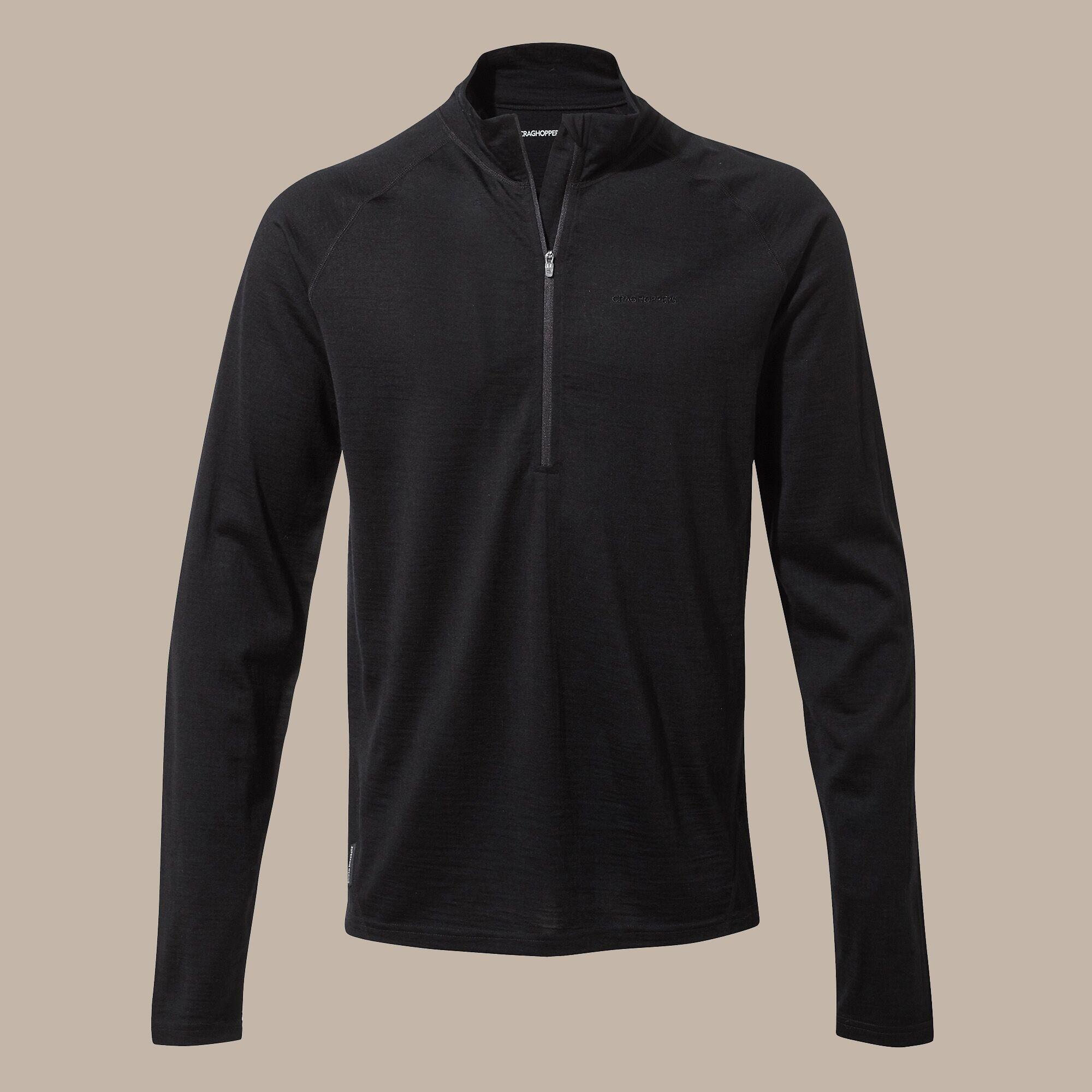 Craghoppers - Polaire Randonnée - Merino Zip Demi Longues Homme - Polaire - Noir - Decathlon