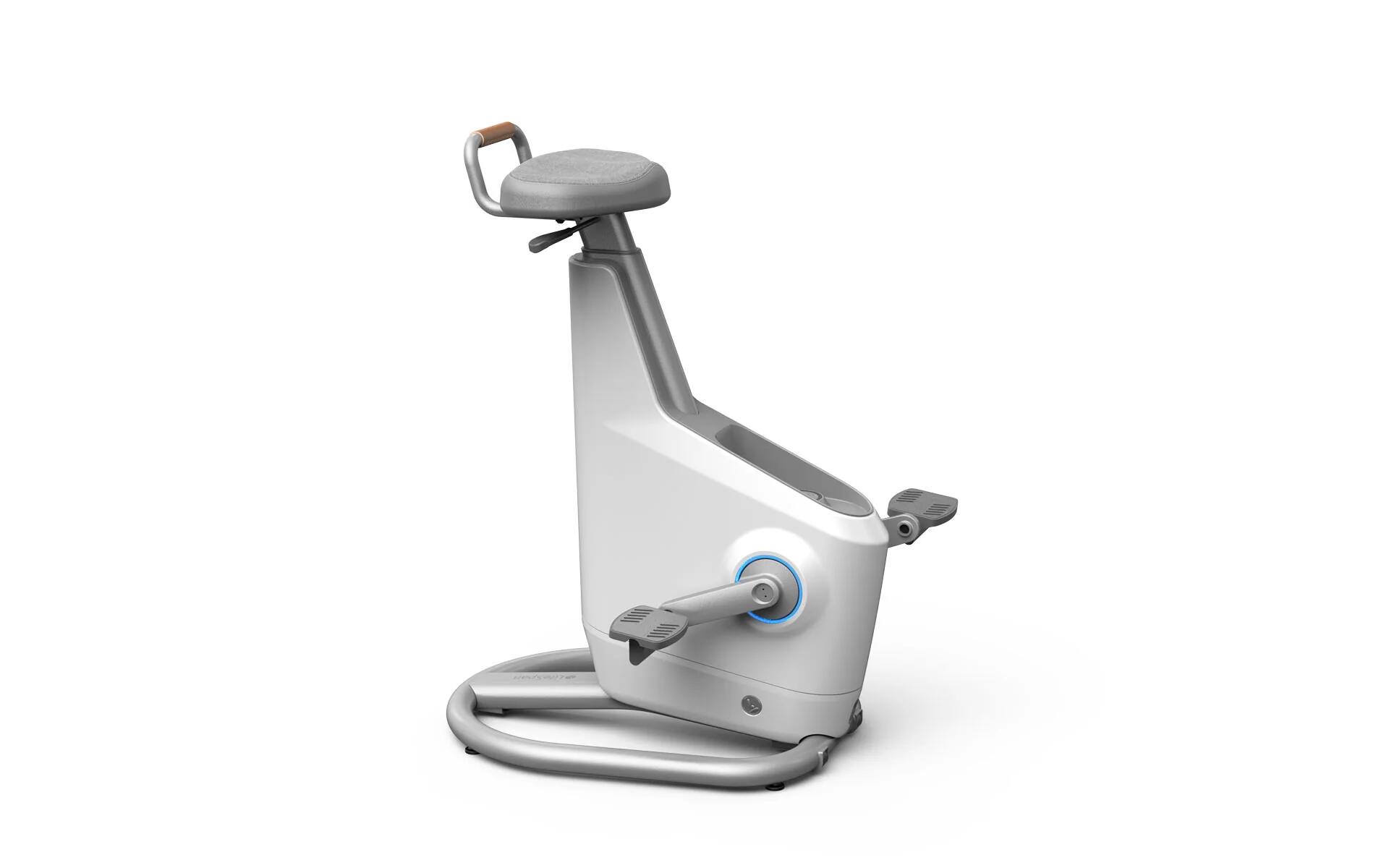 LifeSpan Ampera debajo de la bicicleta de escritorio - Glacier White 6/7