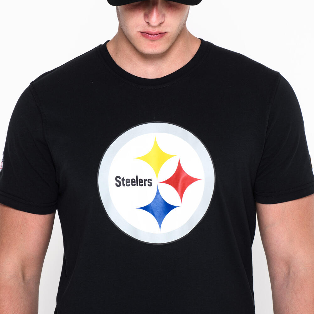 Maglietta New Era à logo Steelers de Pittsburgh 3/5