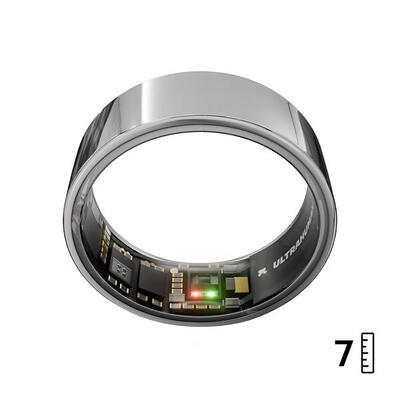 AIR Smart Ring, Raw Titanium - Größe 8
