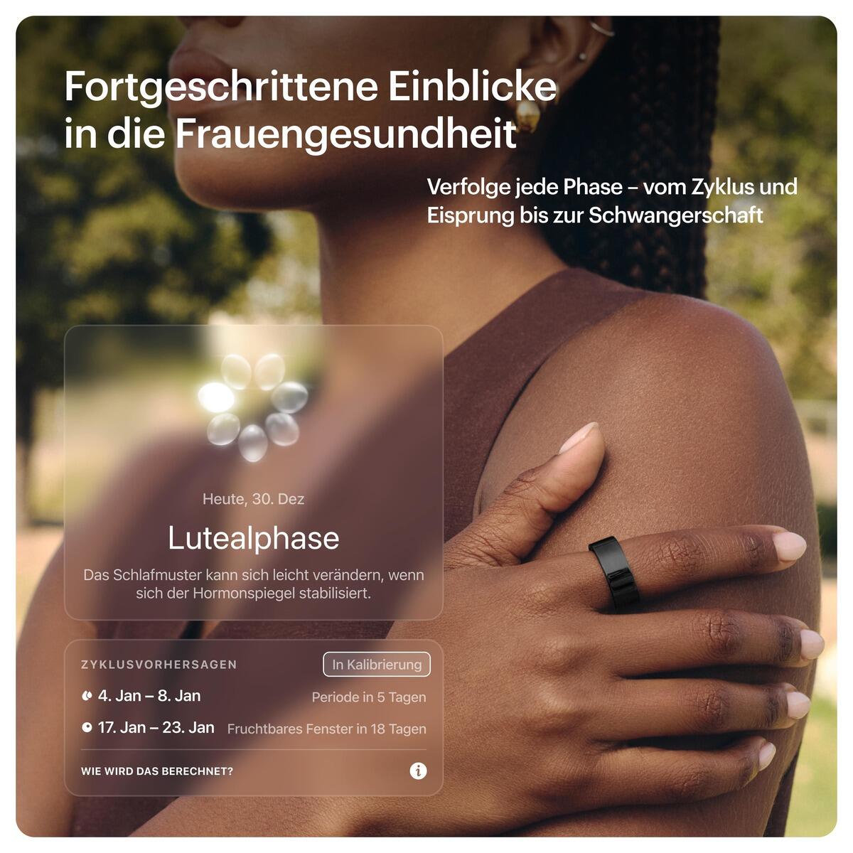 AIR Smart Ring, Aster Black - Größe 12 4/7
