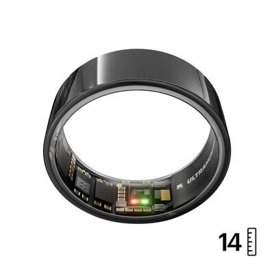 AIR Smart Ring, Raw Titanium - Größe 8