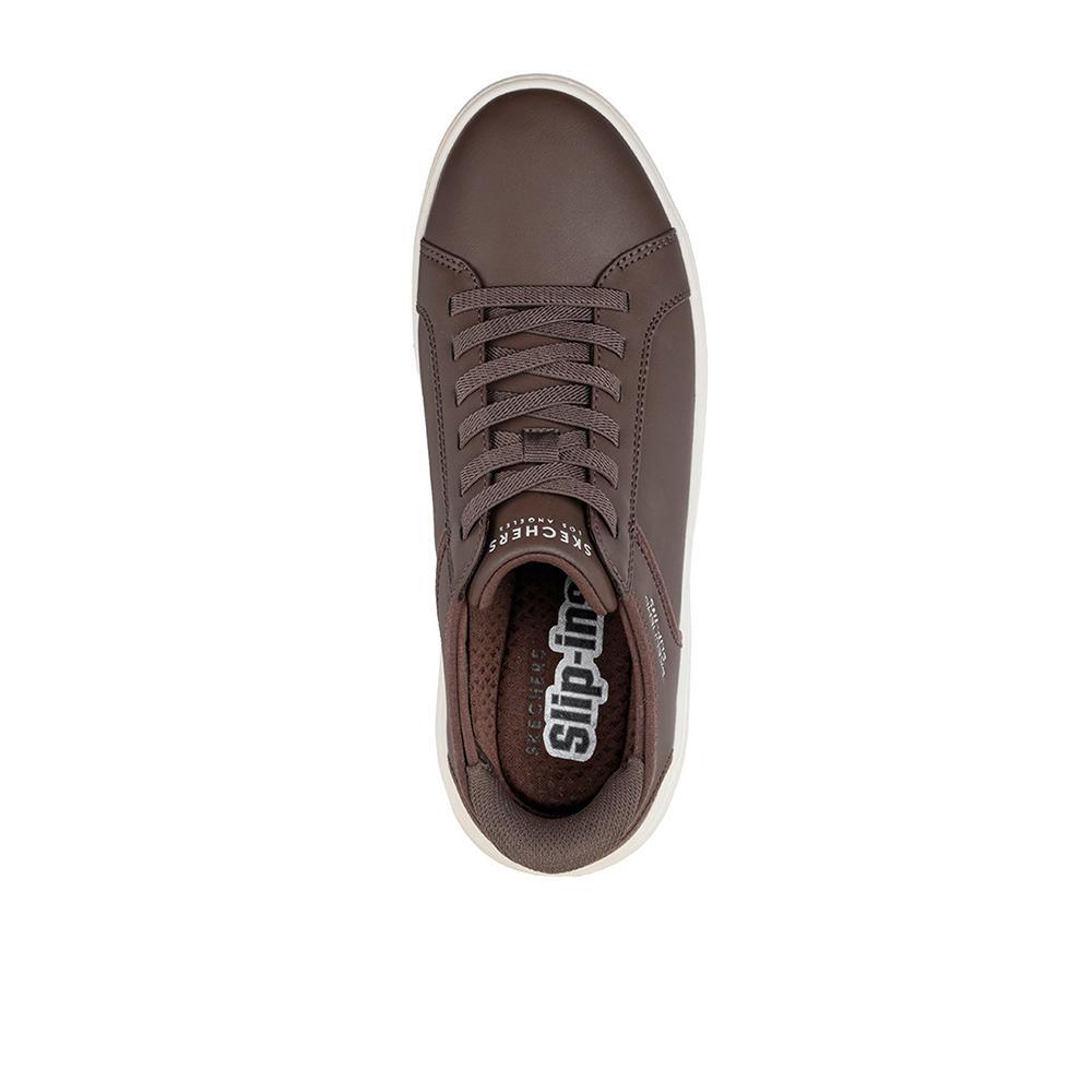 Sapatilhas Skechers Homem Court Break - Double Vented Marrons 3/4