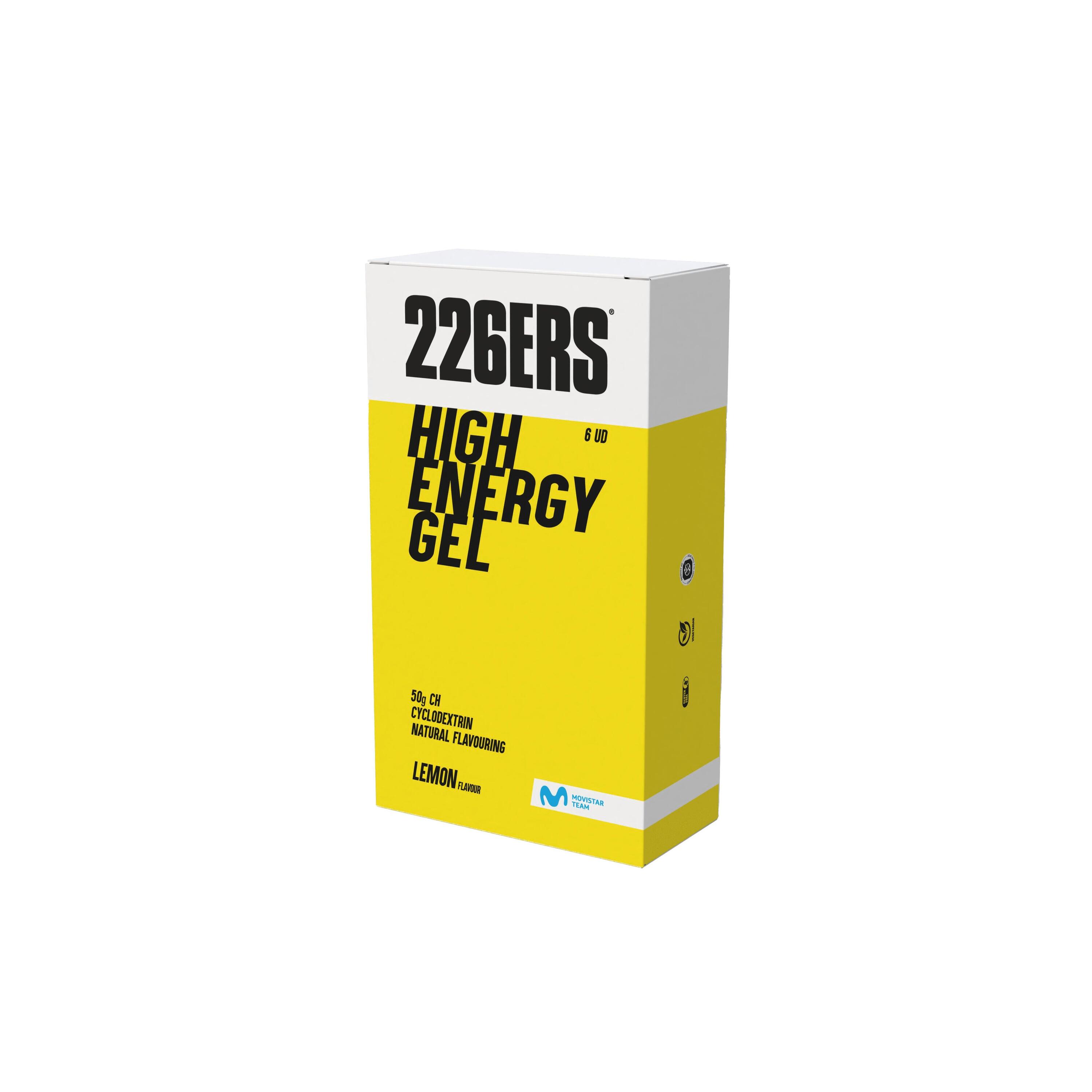 226ERS BOX - 6 HIGH ENERGY GEL 76gLimão