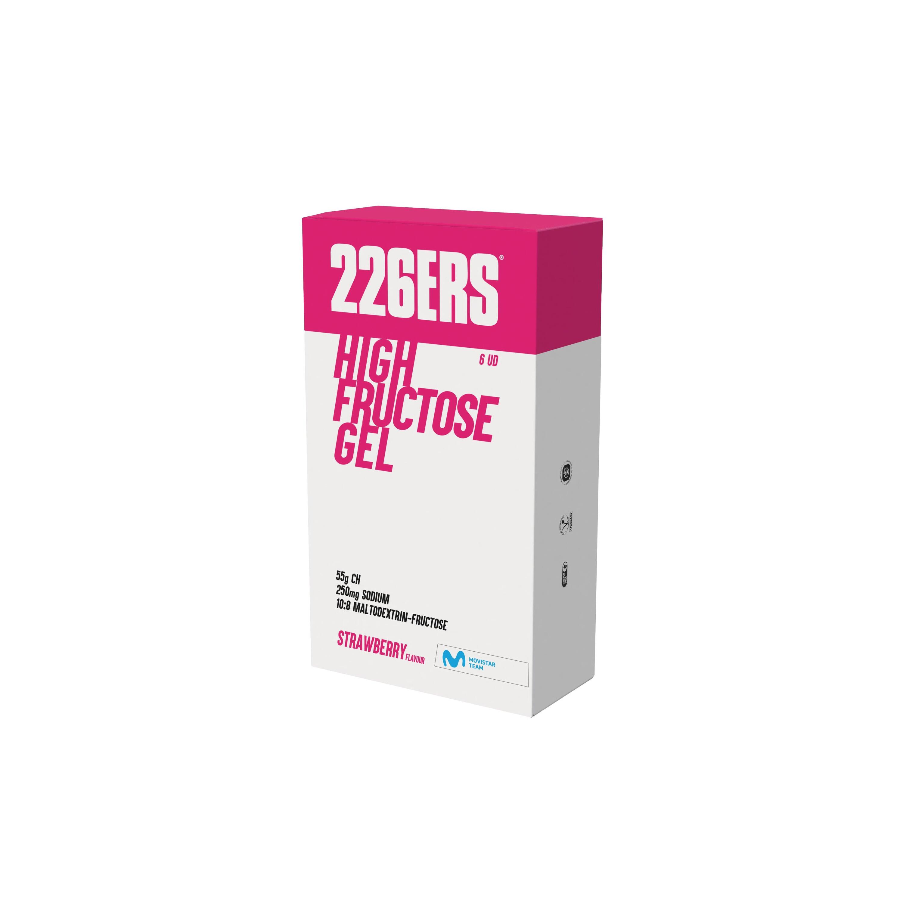 226ERS BOX - 6 HIGH FRUCTOSE GEL 80gMorango