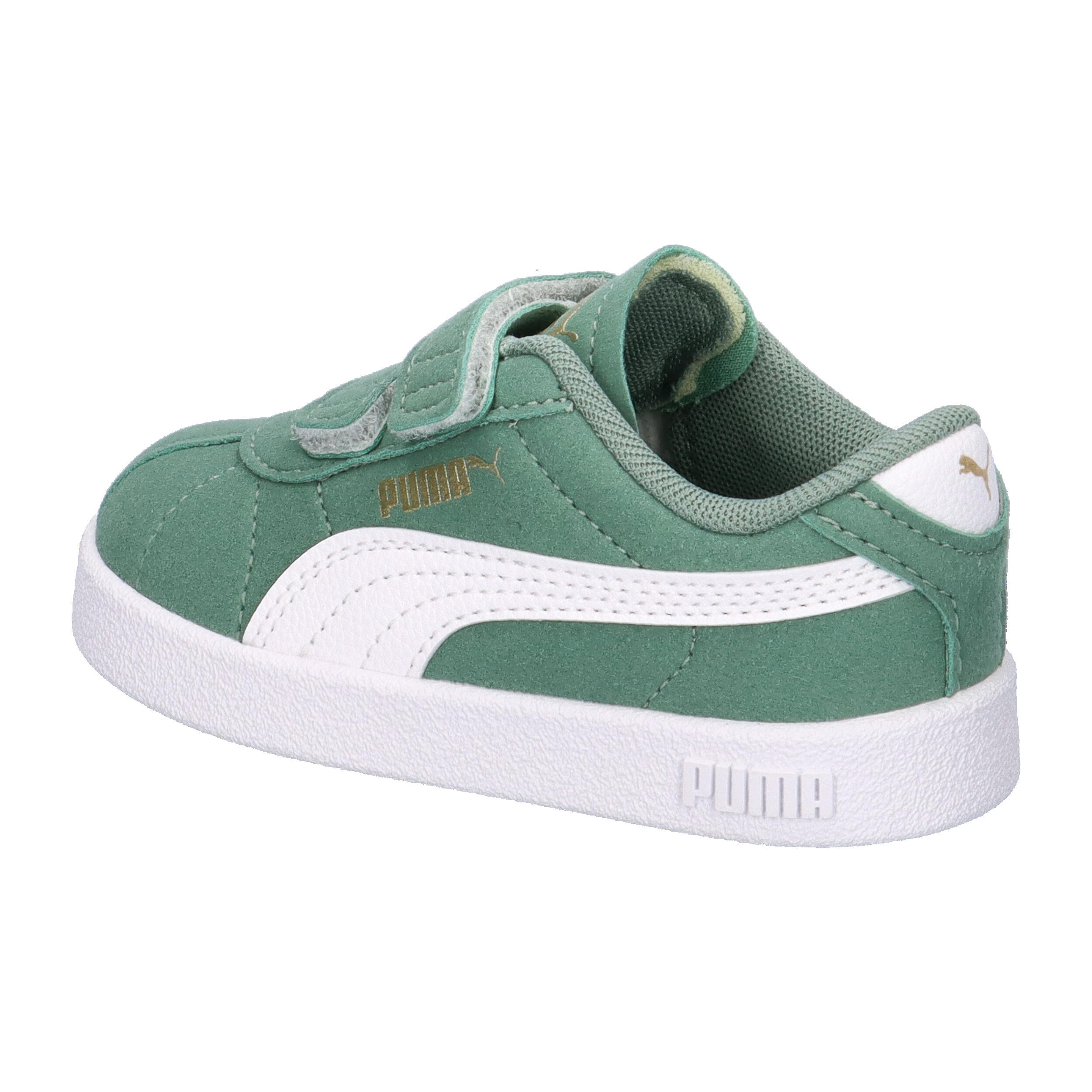 Baskets Puma Modèle Club Ii V Inf Couleur Vert 3/7