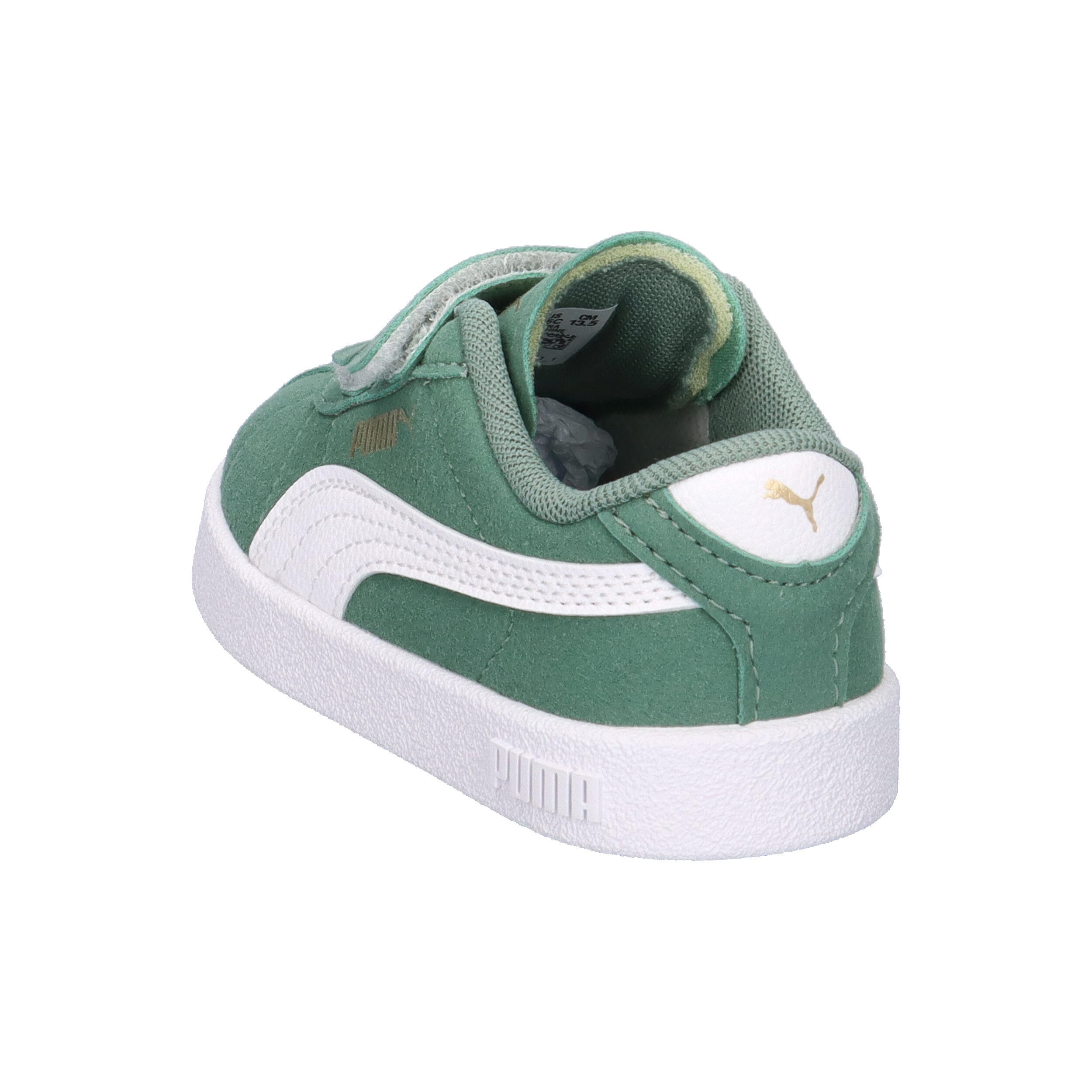 Baskets Puma Modèle Club Ii V Inf Couleur Vert 4/7