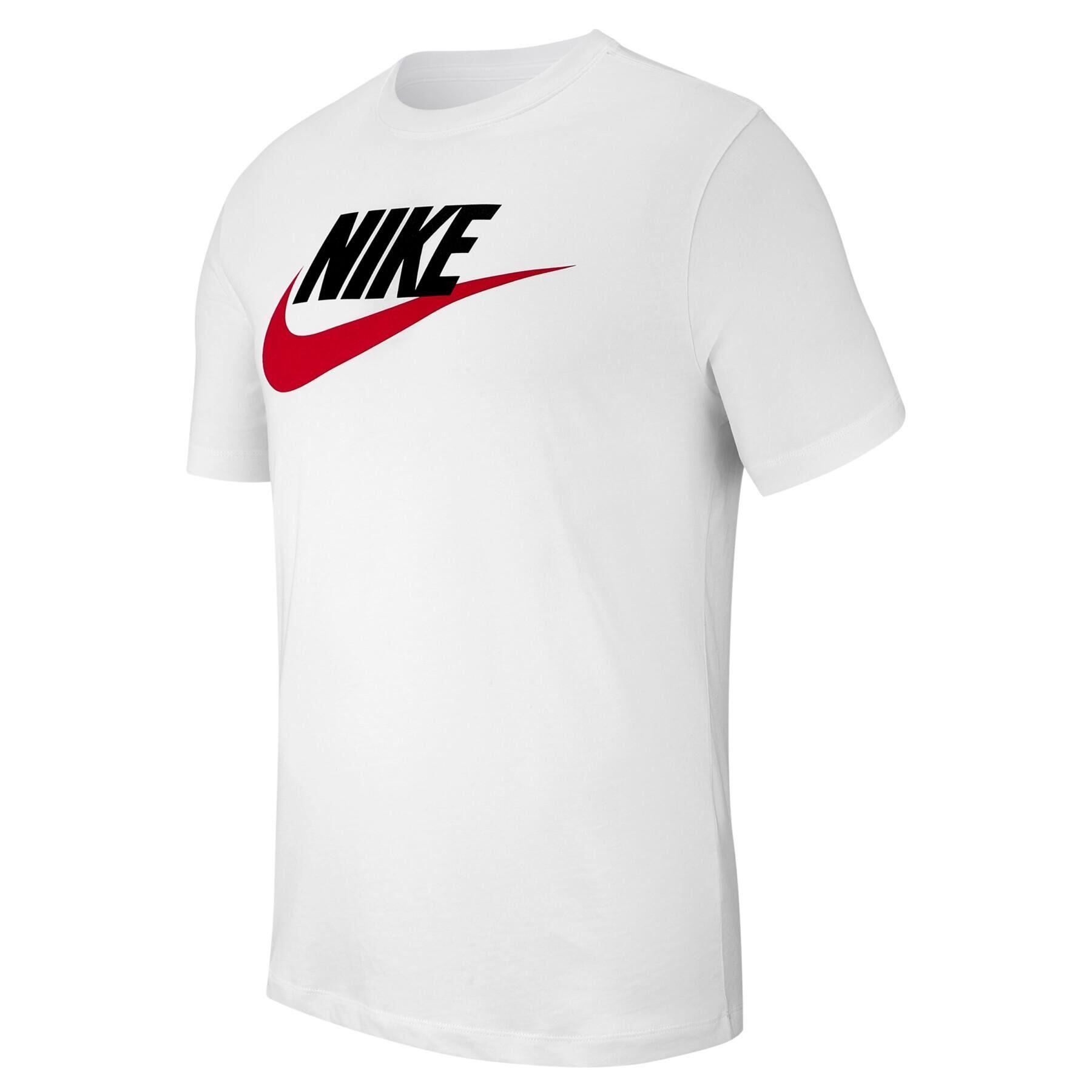 Nike - T-shirt Nike M Nsw Tee Icon Futura, Blanc, Hommes - T-shirt Manches Courtes - Blanc - 52 2xl - Decathlon