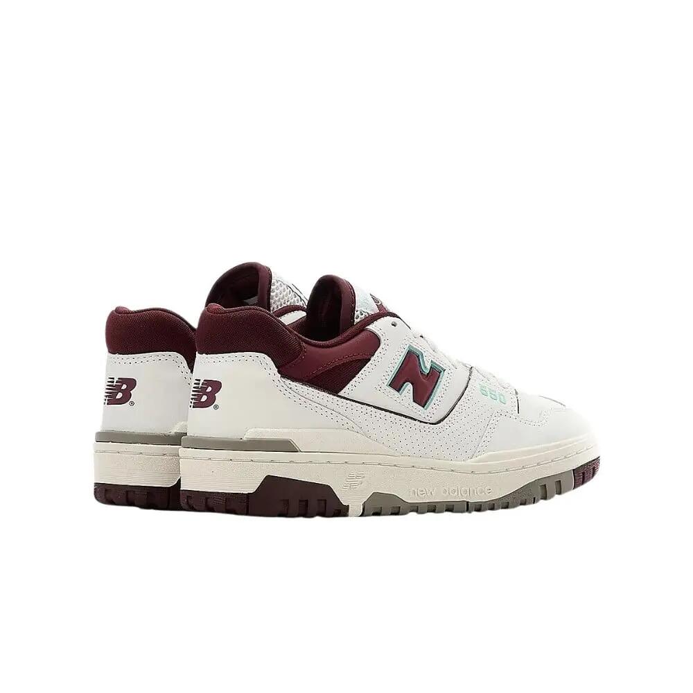 New Balance 550 Burgundy Cyan 3/5