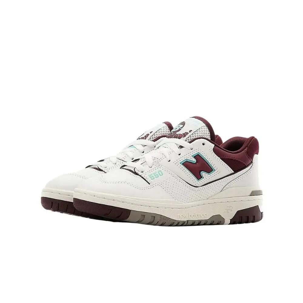 New Balance 550 Burgundy Cyan 2/5