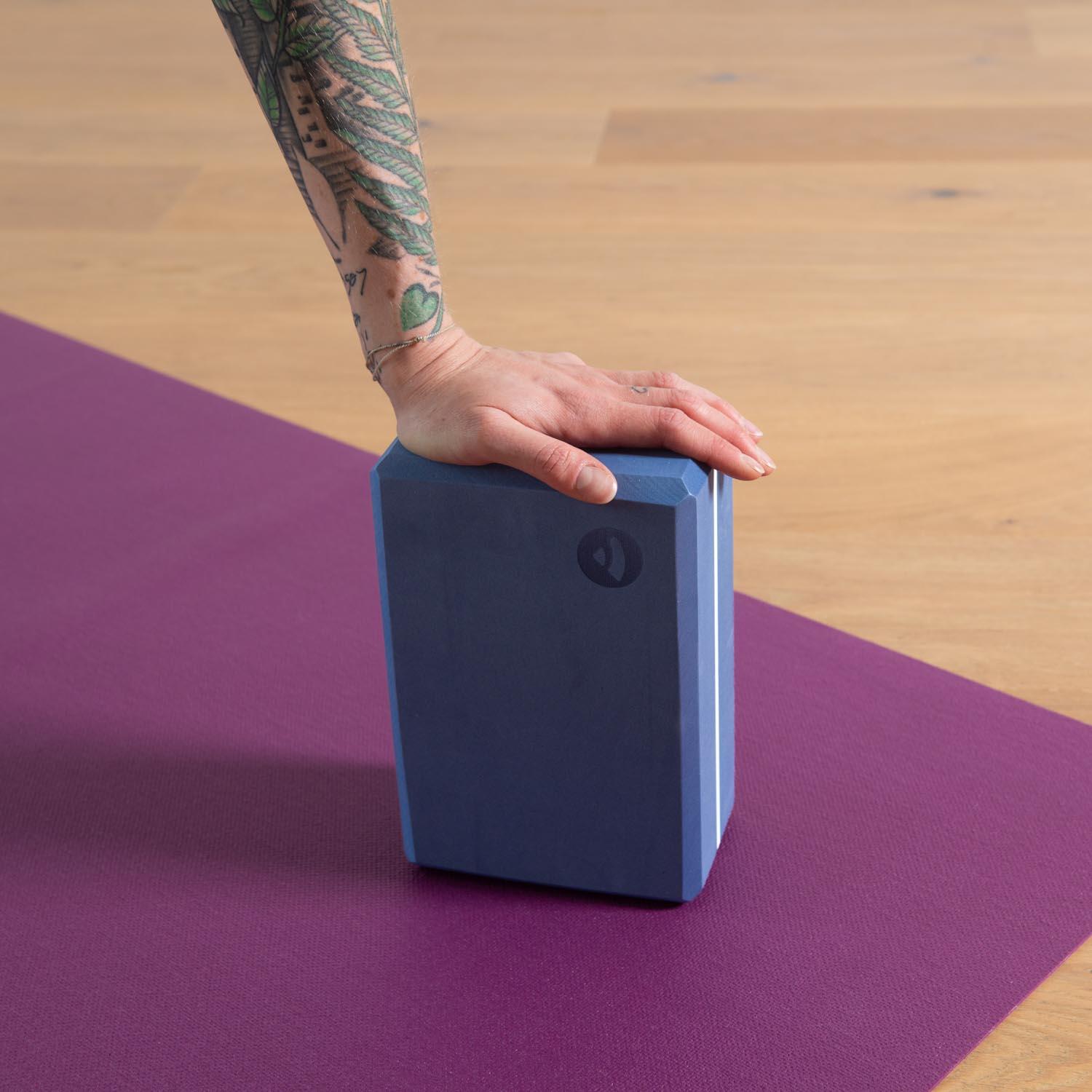 Yoga Asana Brick XXL lila EVA Schaum 6/6