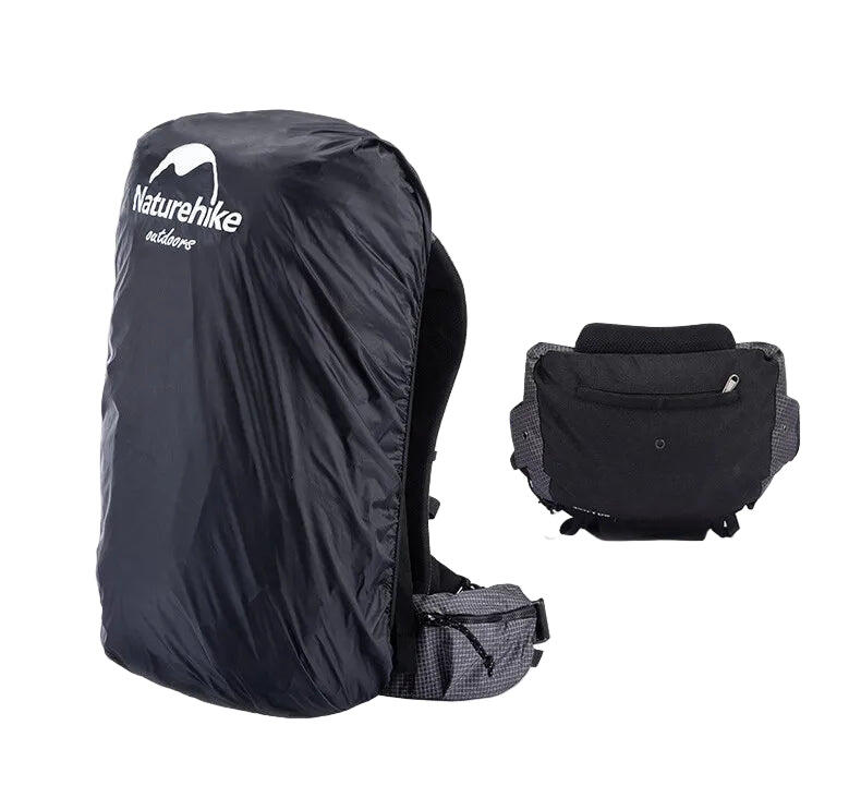 40+5L Climbing Backpack Black