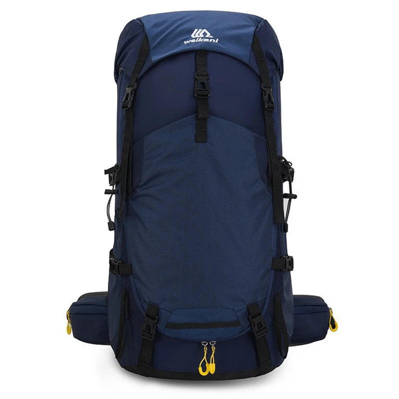 60L Outdoor Camping Backpack Blue