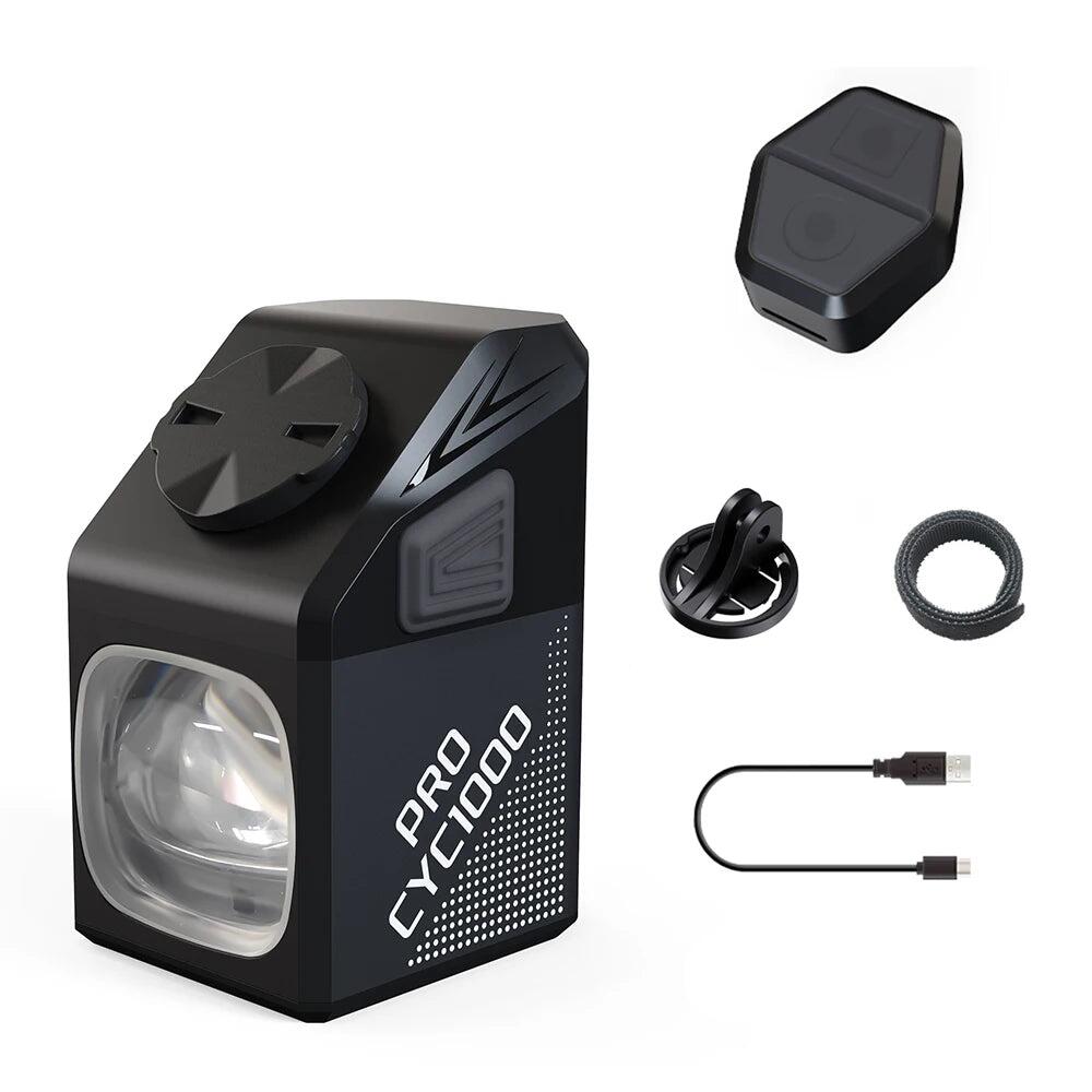 PRO Bike Headlight 1000 Lumens Balck