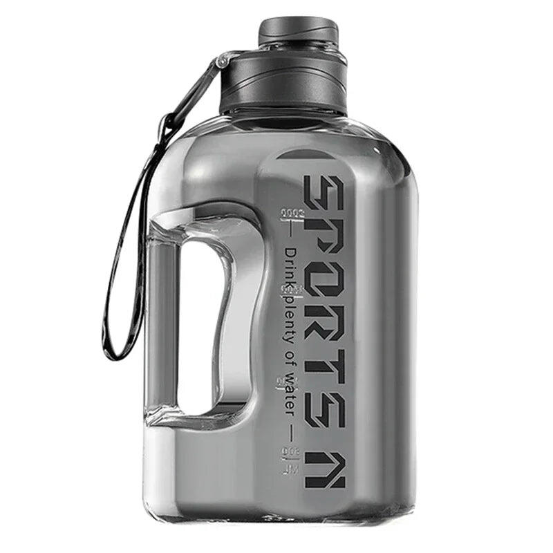 NNEOBA 2.7L Sports Water Bottle Grey