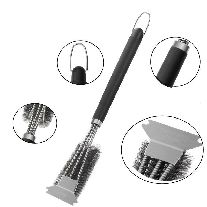 NNETM Stainless Steel Grill Brush