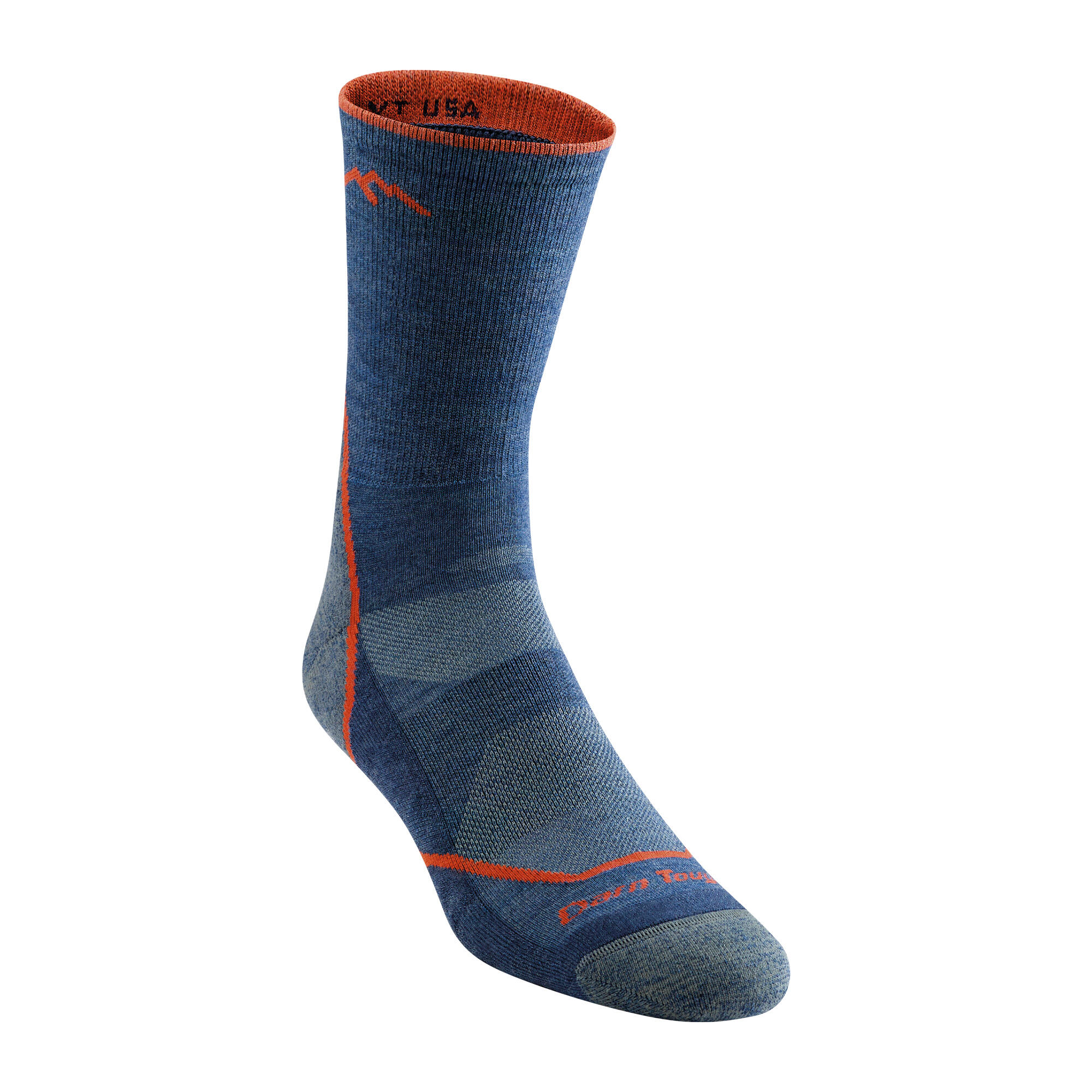 Heren wandelsok - Micro Crew - Denim - L 2/7