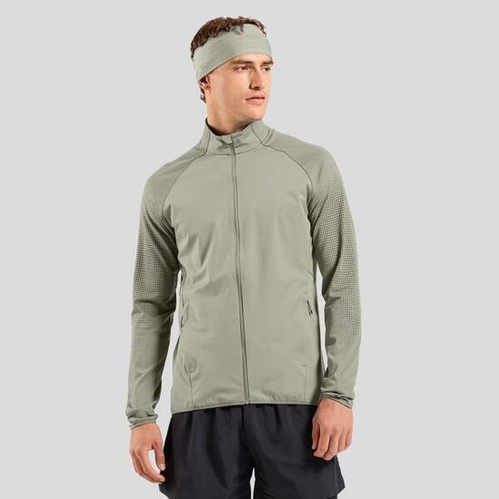 Odlo Zeroweight Warm 2.0 Schwarze Running Hybrid Jacke