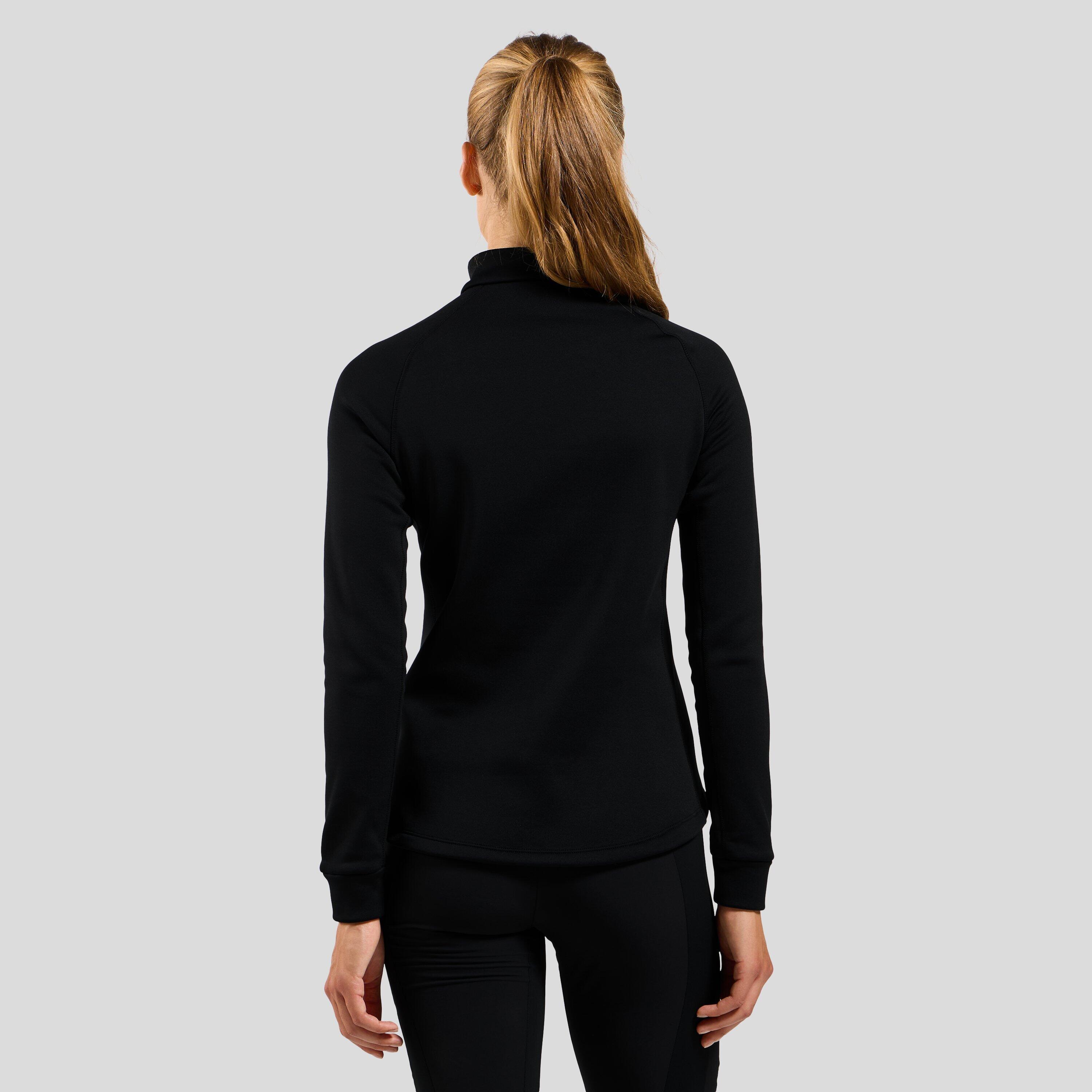 ODLO Middenlaag Loopshirt Halve Rits BERRA Sporttrui ZWART XL 2/7