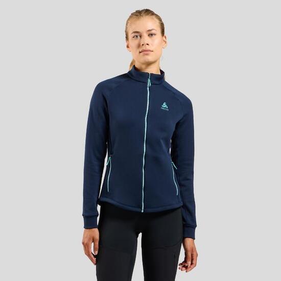 Odlo Berra Zipper Fleecejacke Schwarz Damen