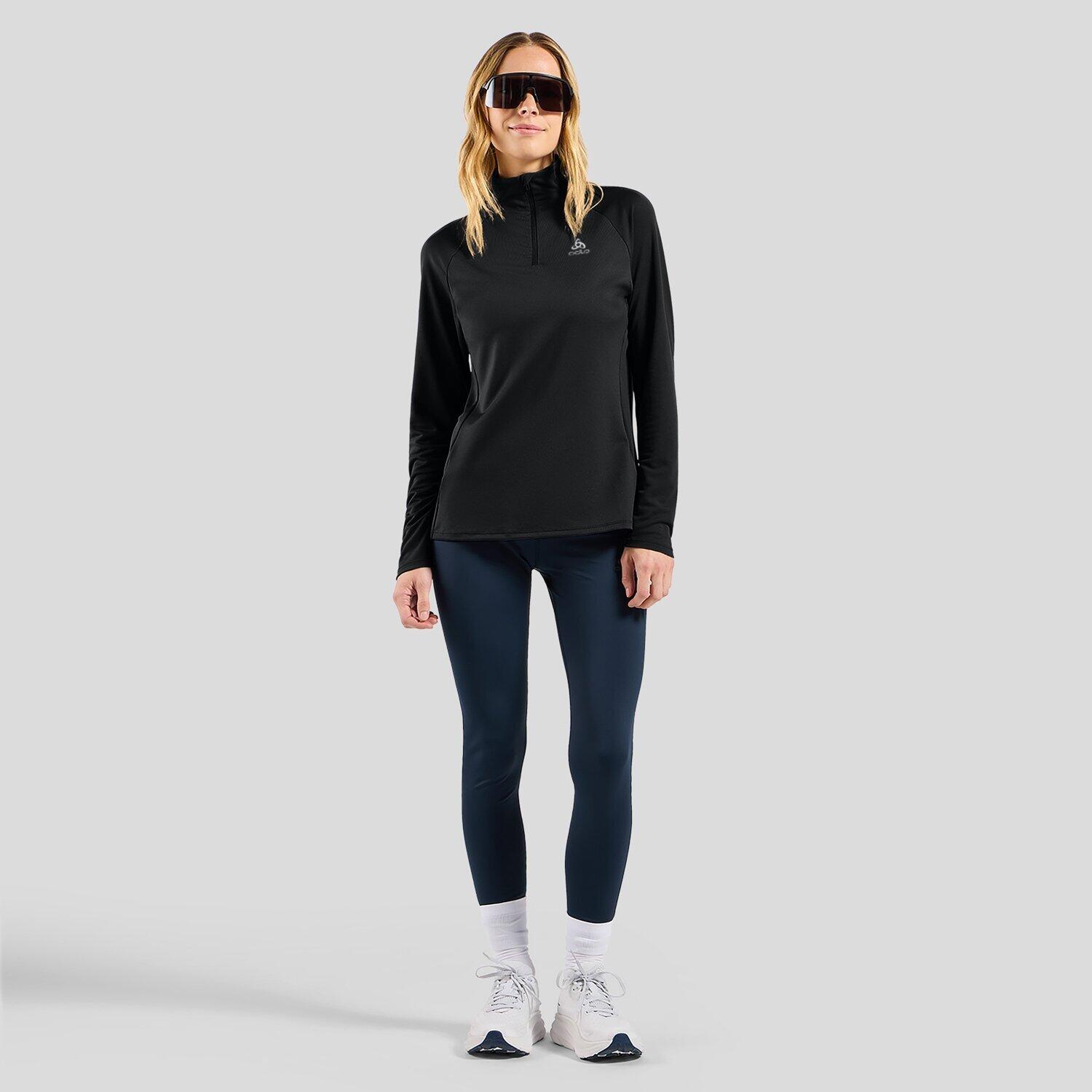 Essentials Ceramiwarm mid layer met halve rits ODLO 7/7