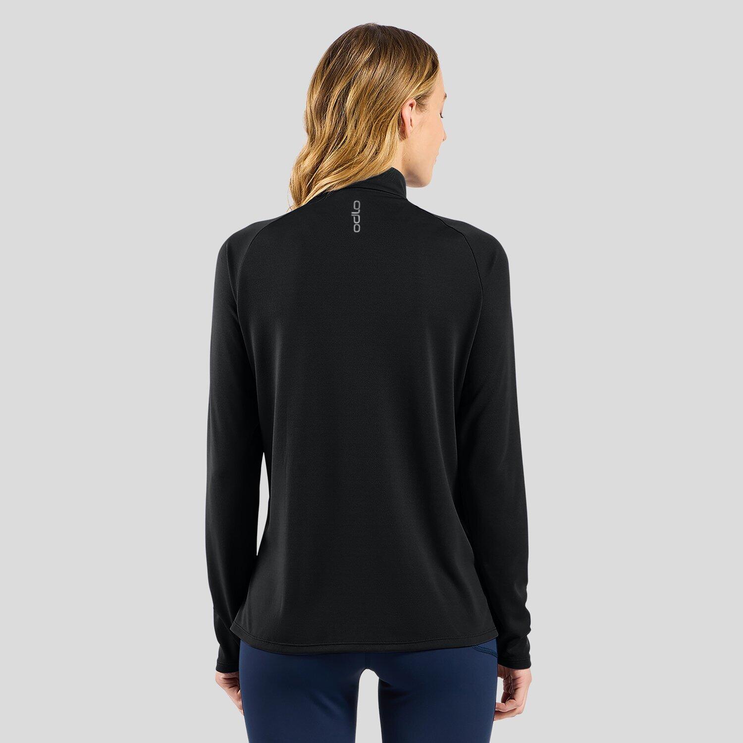 Essentials Ceramiwarm mid layer met halve rits ODLO 6/7