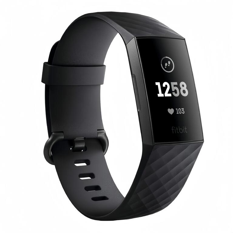 NNE Living fitness tracker watch with notifications in black