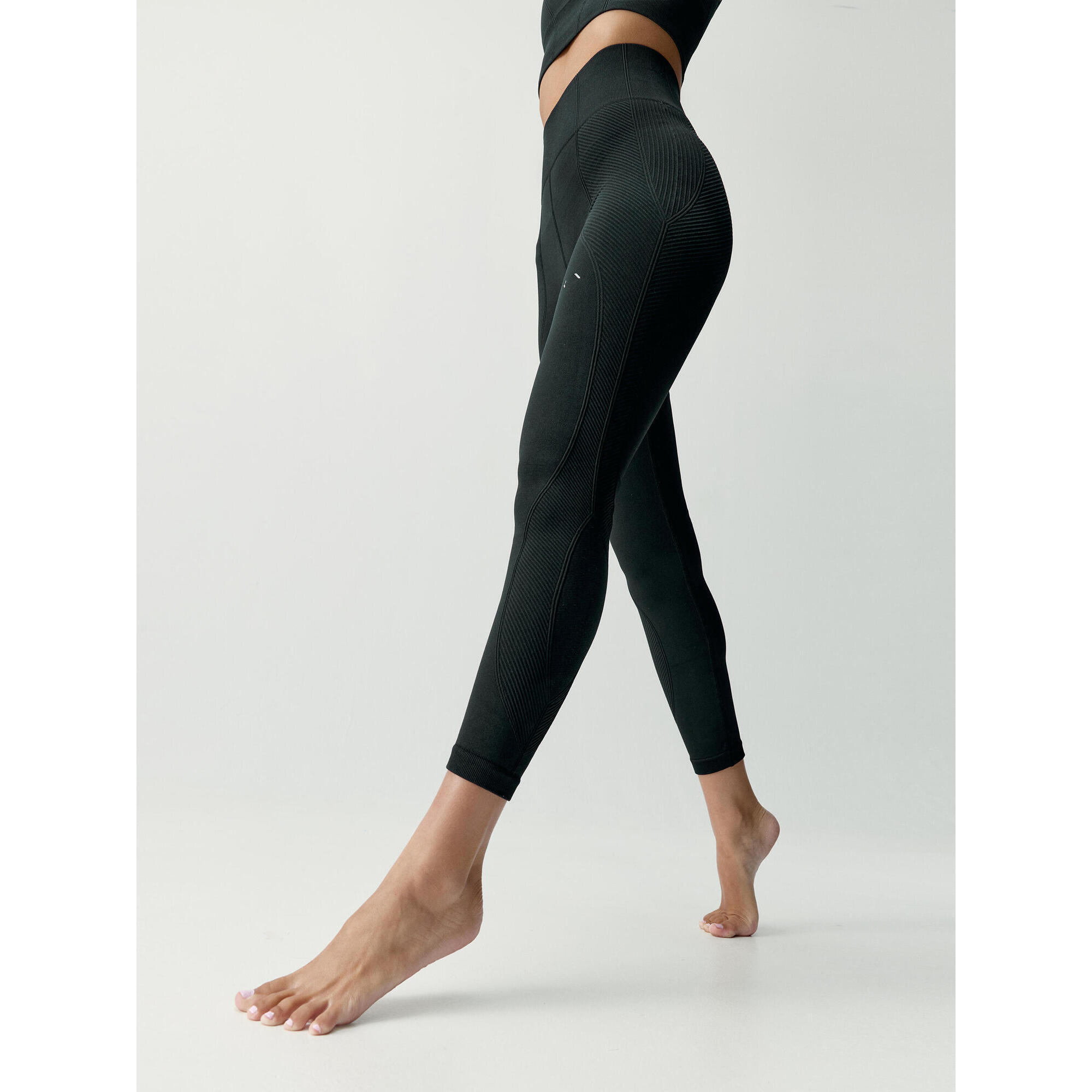 Born Living Yoga - Legging Long Femme Sureya Born Living Yoga - Legging - Noir - Decathlon