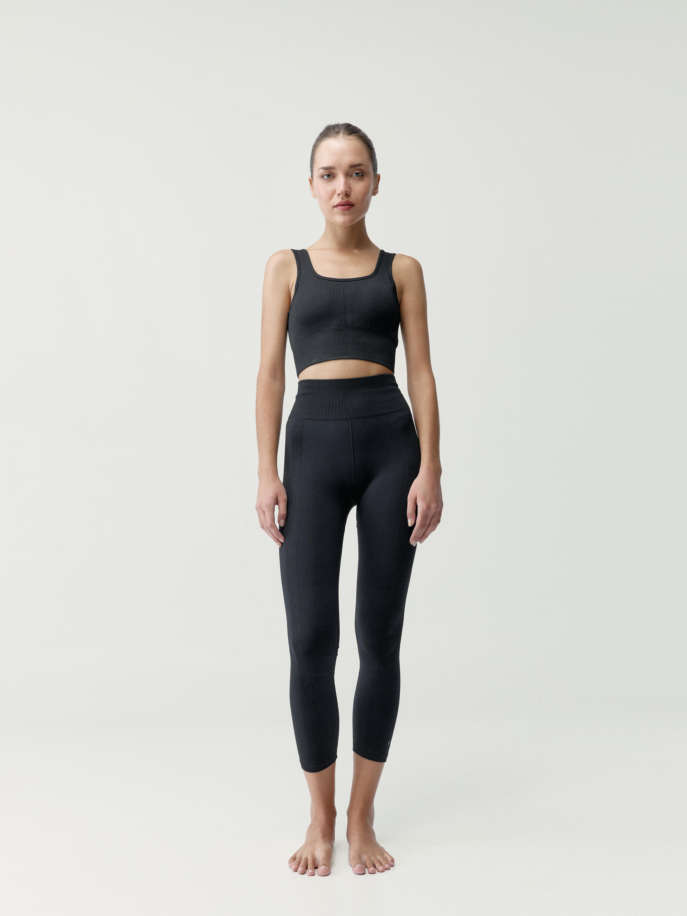 Leggings sportivi da donna Idara Seamless lunghi 4/5
