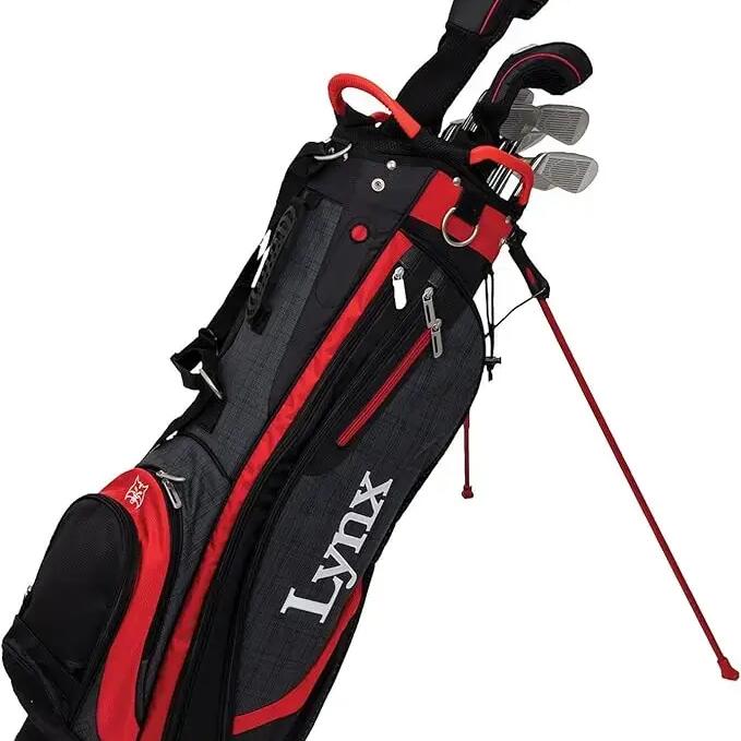 Lynx Ready to Play Set Steel RH + Stand Bag, Men's Golf Club Set