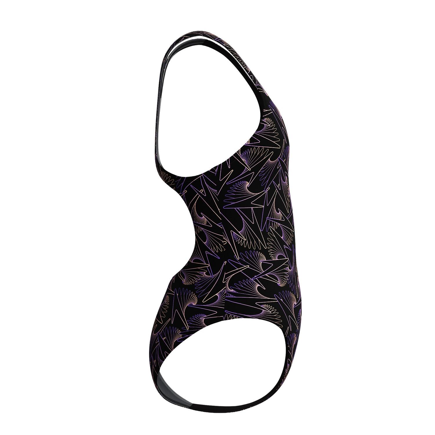 1-delig meisjes zwempak Speedo Hyperboom Allover Medalist 3/4