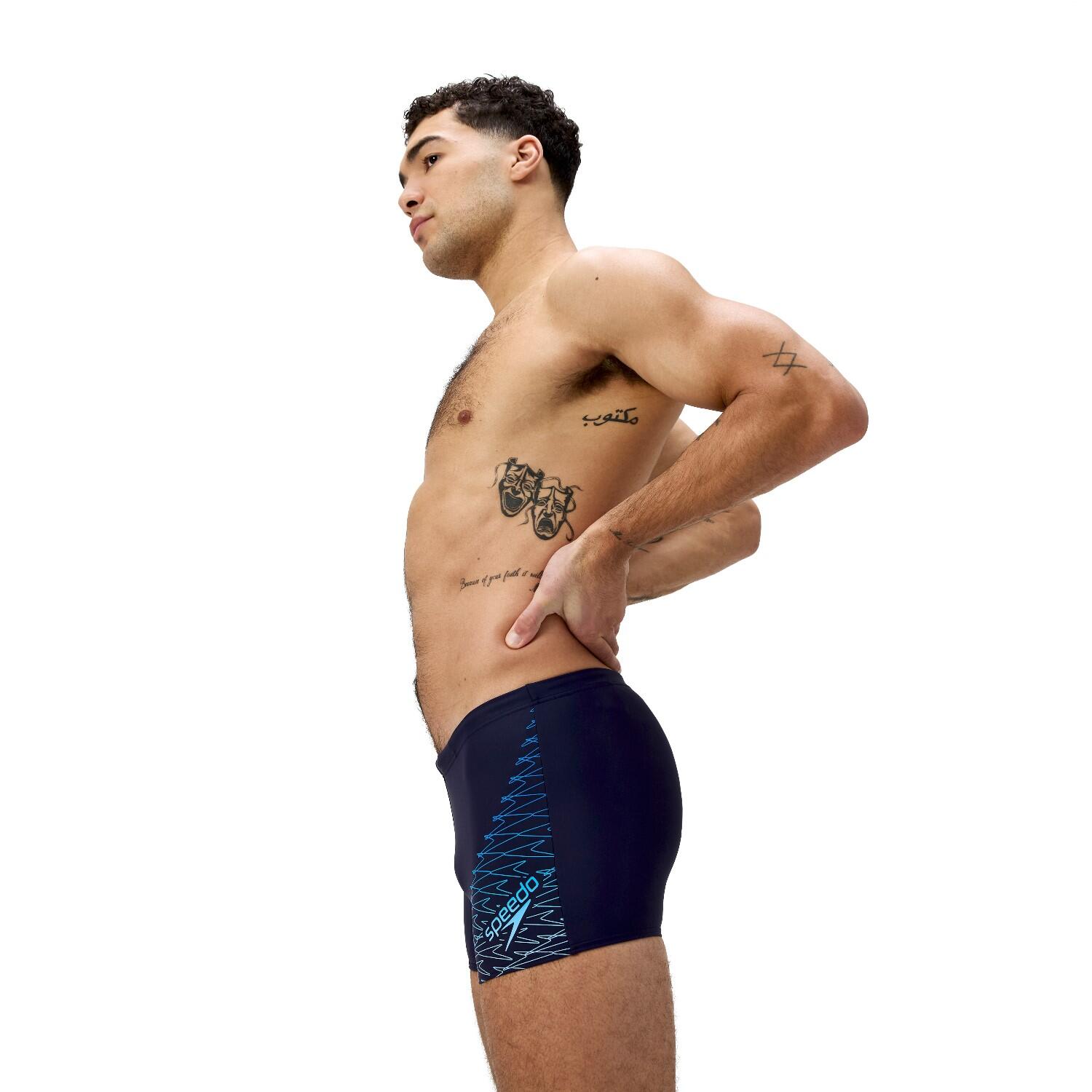 Speedo Medley Logo Badehose Herren chlorbeständig 3/4