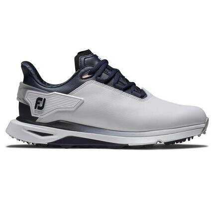 Chaussures de golf Footjoy Pro/SLX pour femmes, blanches et bleues