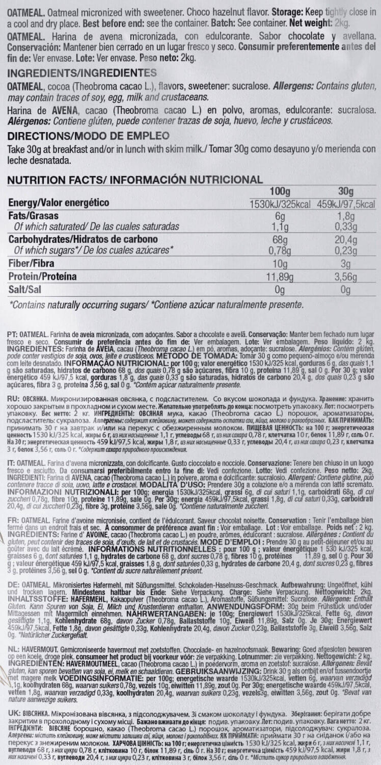 Quamtrax Oats Meal Bag 2 Kg 5/6