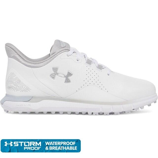 Chaussures de golf Under Armour Drive Fade SL pour femmes, blanches 1/3