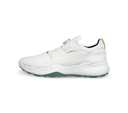 Chaussures de golf blanches Ecco Biom H5 Boa pour hommes