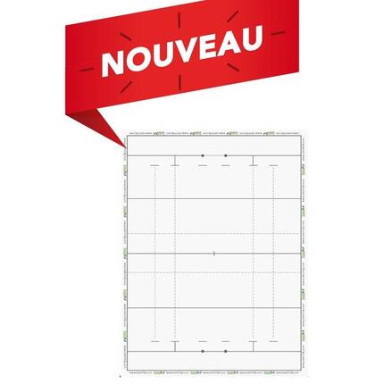 Abwischbare Anzeigetafeln und Timer Rugby Tremblay CT Taktifol