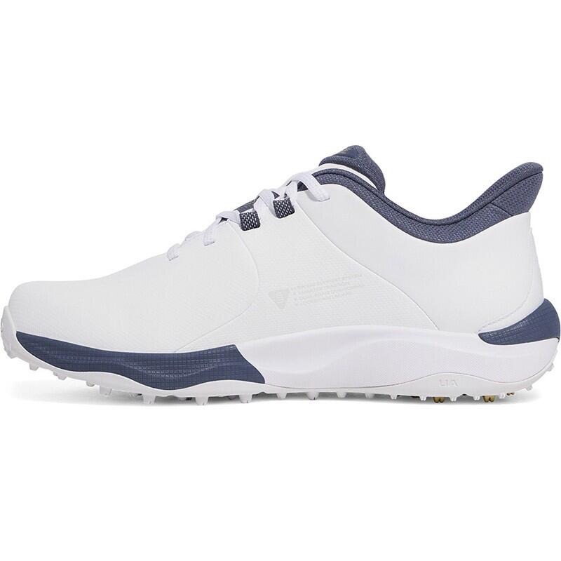 Chaussures de golf Under Armour Drive Pro SL Wide pour homme, blanches 2/4