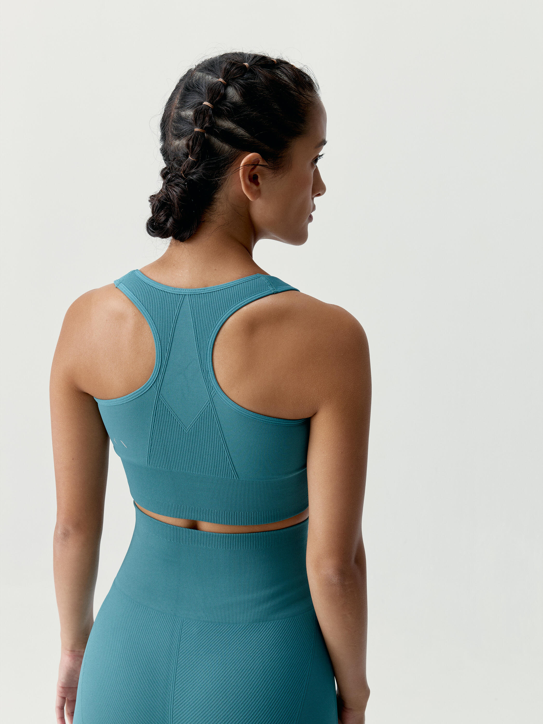 Top deportivo de mujer Ambra Sujeción Alta Seamless 2/5