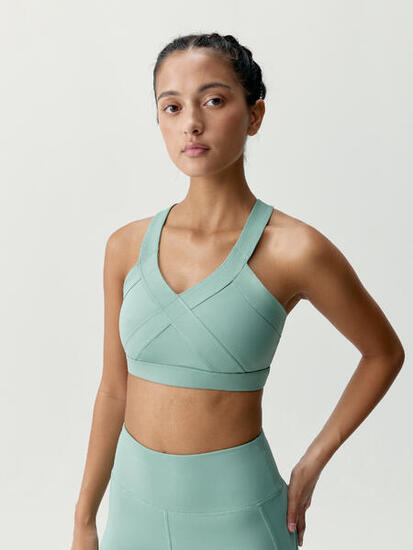 Top deportivo de mujer Umay Sujeción Media Performance Born Living Yoga