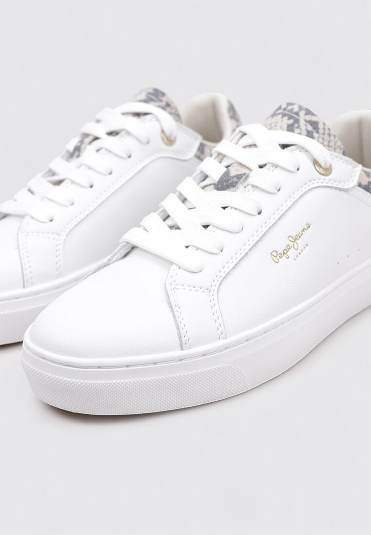Chaussure de randonnée Baskets Femme Pepe Jeans CAMDEN TWIST W Blan 3/4