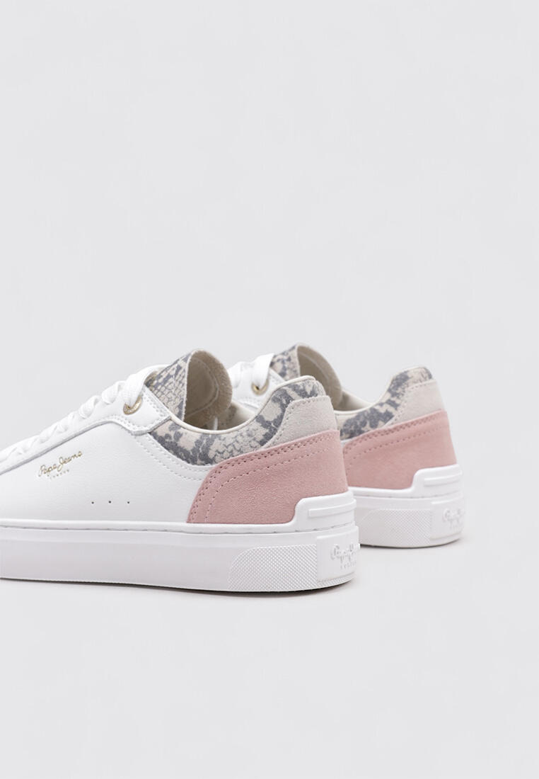 Chaussure de randonnée Baskets Femme Pepe Jeans CAMDEN TWIST W Blan 4/4