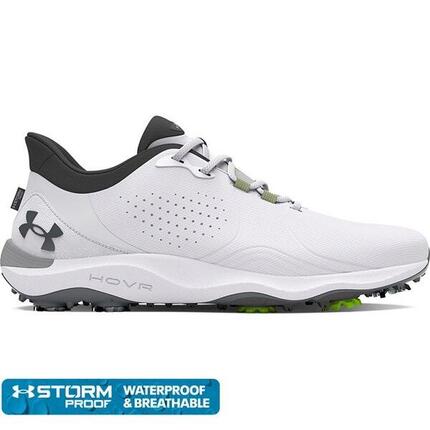 Chaussures de golf Under Armour Drive Pro Wide pour homme, blanches
